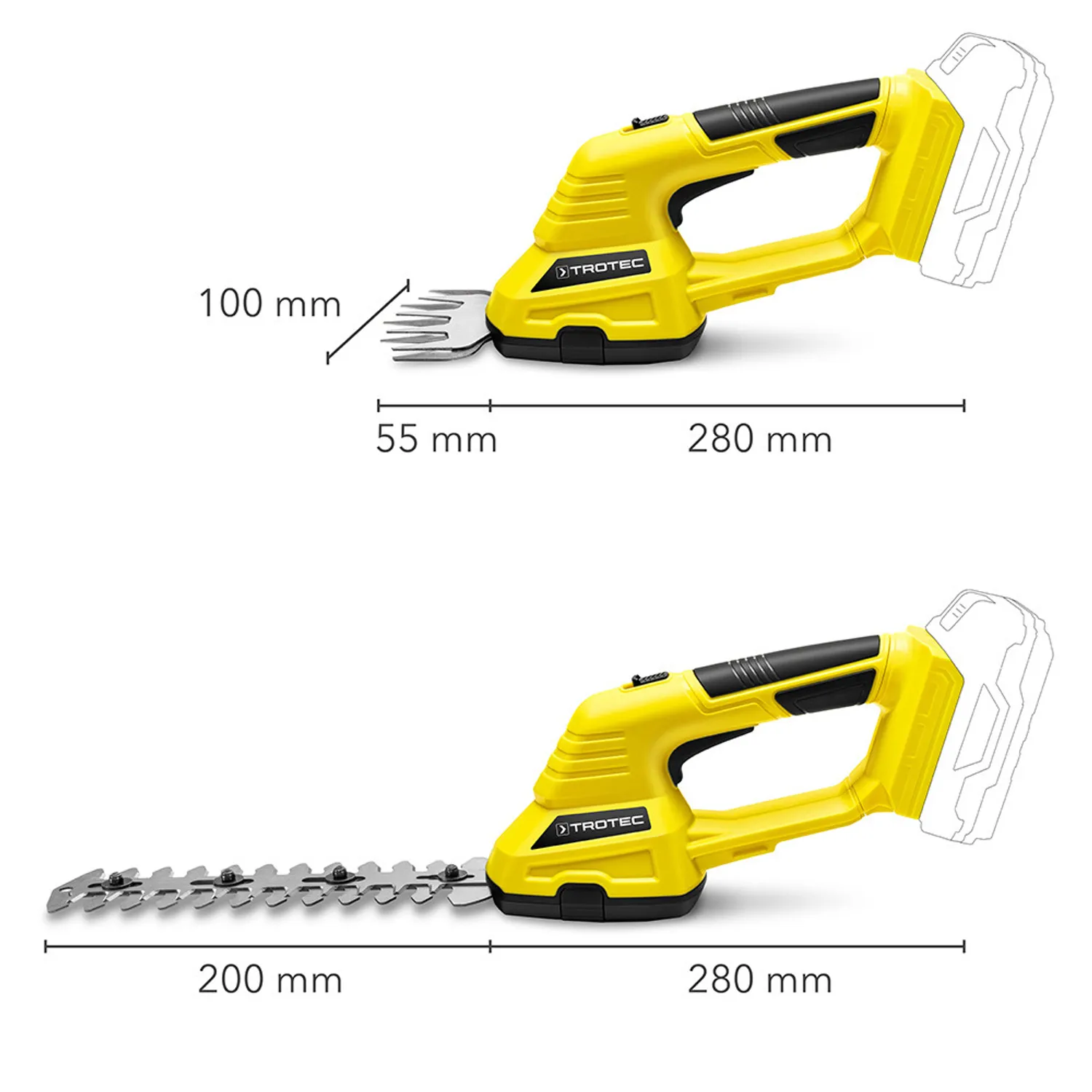 Cortasetos PGSS 10-20V (sin batería)